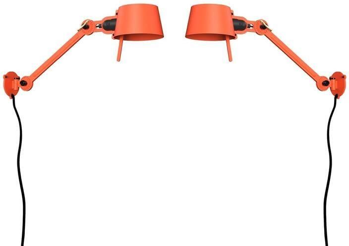 Tonone Bolt Bed Sidefit wandlamp met stekker set van 2 Striking Orange