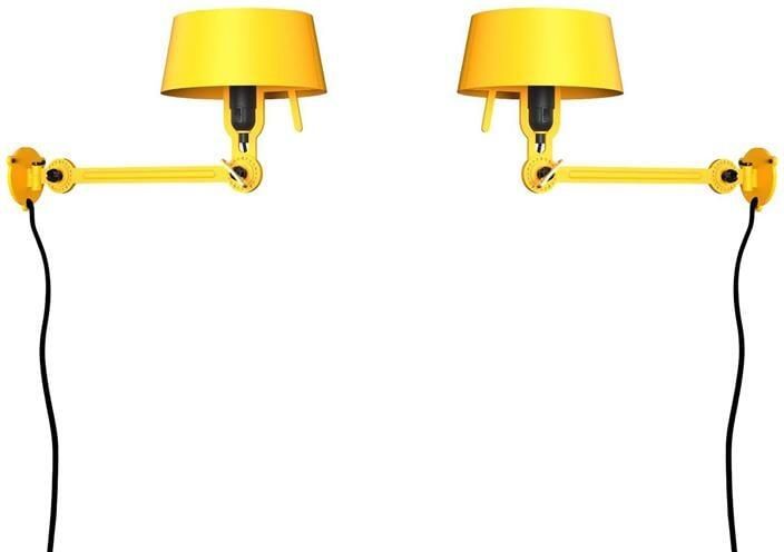Tonone Bolt Bed Underfit wandlamp met stekker set van 2 Sunny Yellow