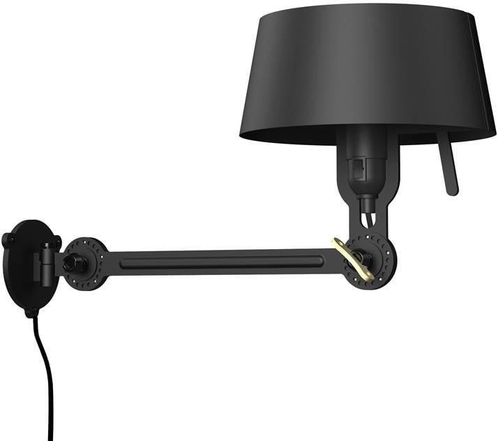 Tonone Bolt Bed Underfit wandlamp met stekker Smokey Black