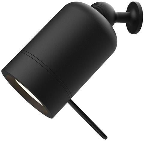 Tonone One Knob wandlamp LED oplaadbaar Smokey Black