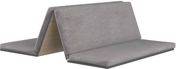 Trasman Opvouwbare bedbodem met zitkussen voor hoogslaper Graham 120x200 Grijs - Foto 3