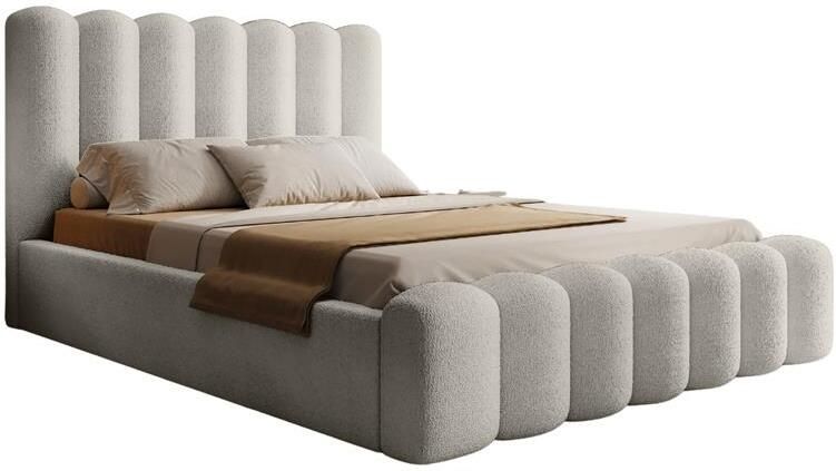 Trea Mobler Trae Mobler Amore 180 x 200 cm Gestoffeerd Bed Beige