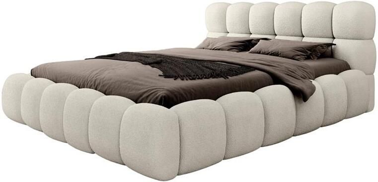 Trea Mobler Trae Mobler Boston 140 x 200 cm Gestoffeerd Bed Beige