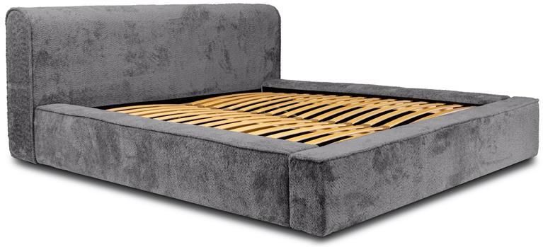 Trea Mobler Trae Mobler Fatima 140 x 200 cm Gestoffeerd Bed Tingrijs