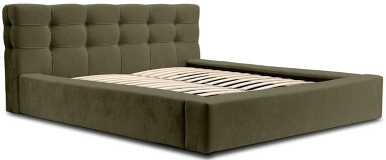 Trea Mobler Trae Mobler Grace 140 x 200 cm Gestoffeerd Bed Bosgroen