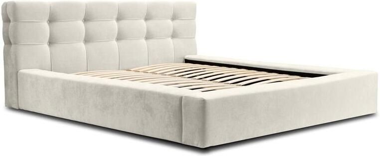 Trea Mobler Trae Mobler Grace 140 x 200 cm Gestoffeerd Bed Lichtgrijs