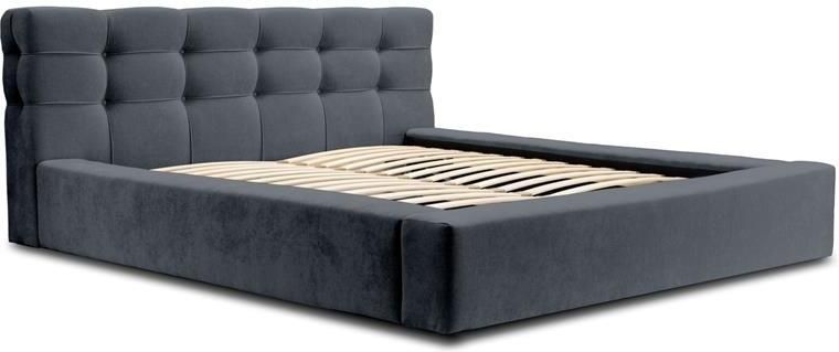 Trea Mobler Trae Mobler Grace 140 x 200 cm Gestoffeerd Bed Donkerblauw