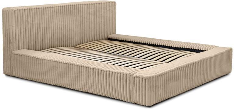 Trea Mobler Trae Mobler Melody 140 x 200 cm Gestoffeerd Bed Beige