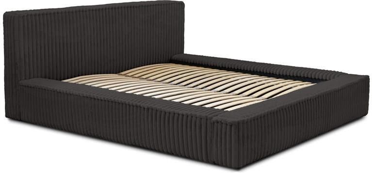 Trea Mobler Trae Mobler Melody 160 x 200 cm Gestoffeerd Bed Donkergrijs