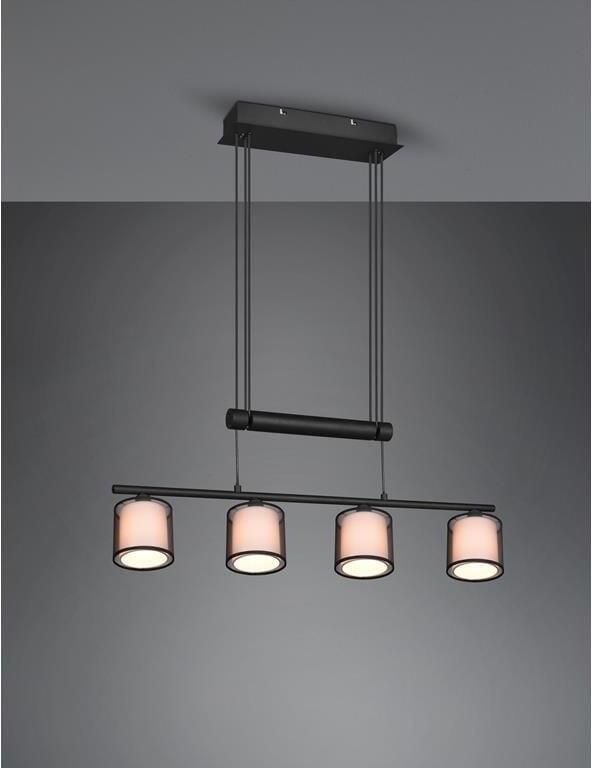 Trio Leuchten Burton Hanglamp 4xE14