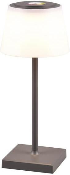 Trio Leuchten Reality Leuchten Oplaadbare Tafellamp Sanchez Antraciet IP44