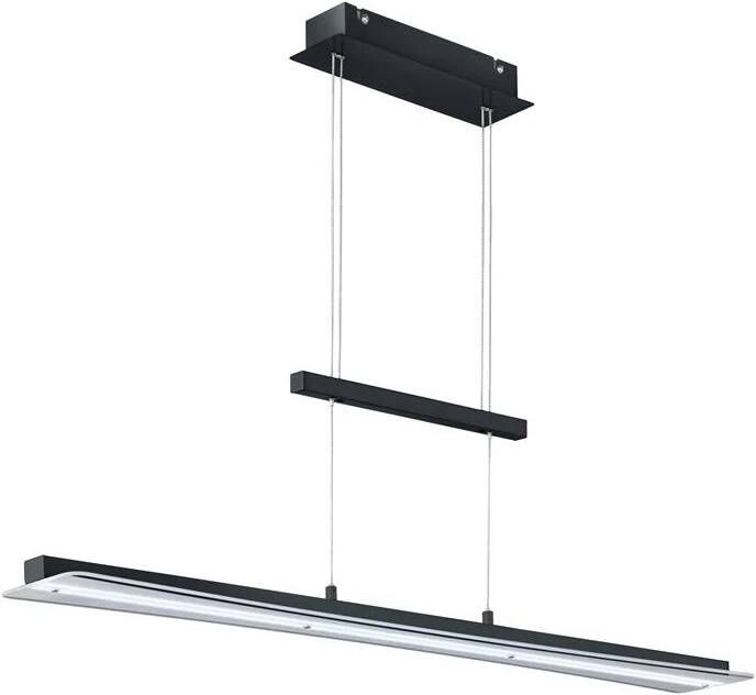 TRIO hanglamp Smash led 100 x 150 cm staal 18W 1800lm zwart - Foto 2