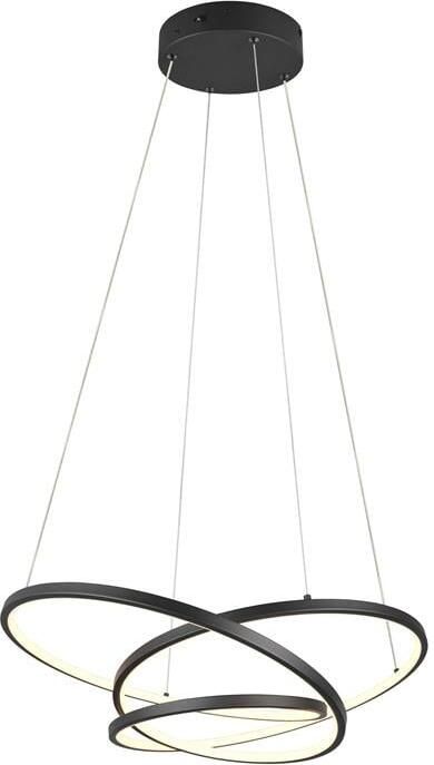TRIO Darvin Hanglamp B 64 x D 49 cm Zwart Mat