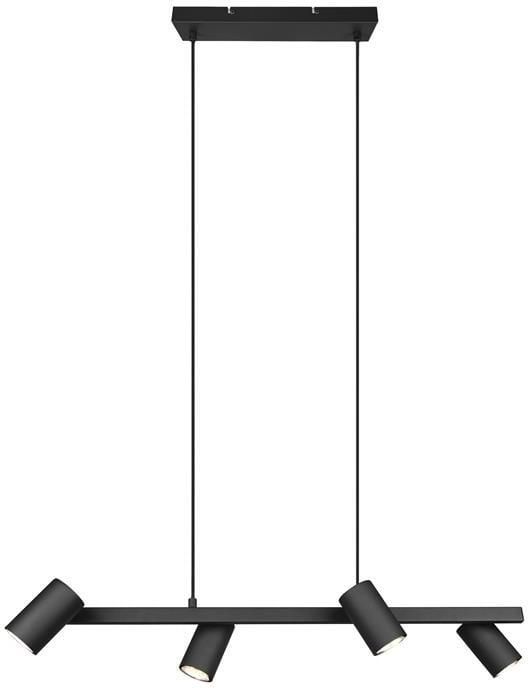 Trio Leuchten Marley Hanglamp 4x GU10 Mat Zwart - Foto 2