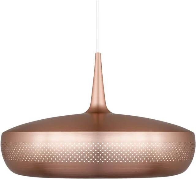Umage Clava Dine hanglamp brushed copper met koordset wit Ø 43 cm