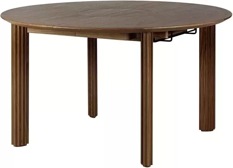 Umage Comfort Circle uitschuifbare eettafel 132 donker eiken
