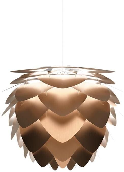 Umage Aluvia Medium hanglamp brushed bronze met koordset wit Ø 59