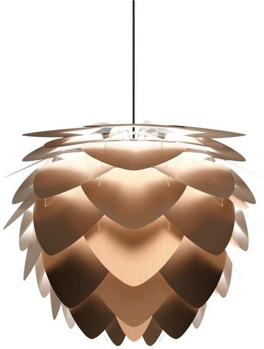 Umage Aluvia Medium hanglamp brushed bronze met koordset zwart Ø
