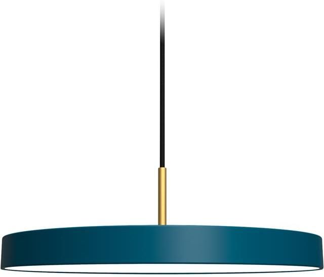 Umage Asteria Medium hanglamp petrol blue met koordset Ø 43 cm