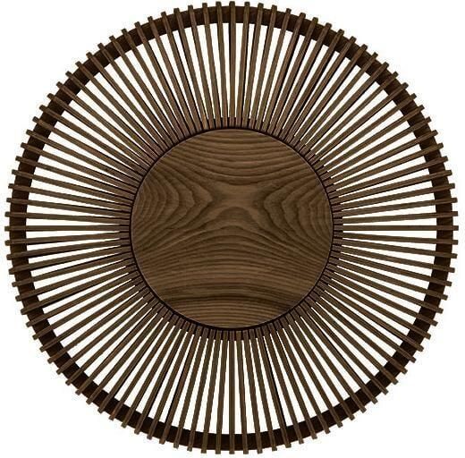 Umage Clava Up Wood wandlamp large Ø49 donker eiken