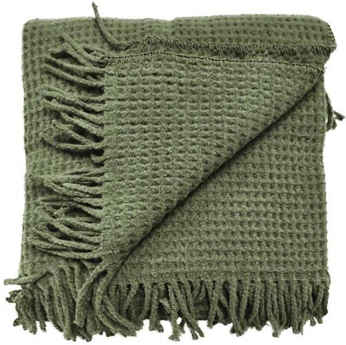 Unique Living Plaid Selien 150x200cm Deep Green