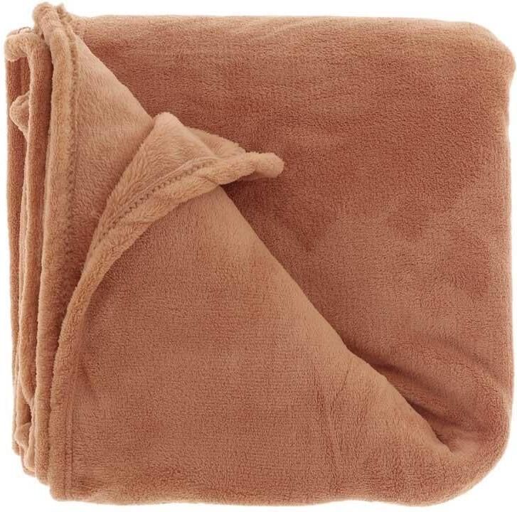 Unique Living Plaid Claudi 130x160cm Camel