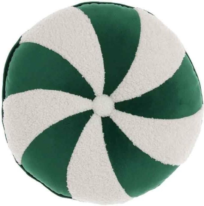 Unique Living Sierkussen Candy Dark Green