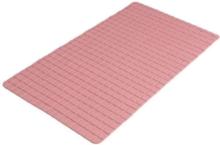 Urban Living Badkamer anti slip mat rubber oud roze 39x69cm