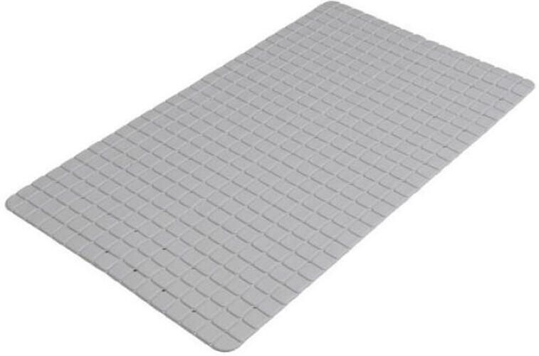 Urban Living Badkamer anti slip mat rubber steengrijs 39x69cm