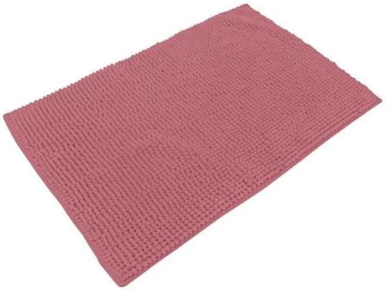 Urban Living Badkamerkleedje|badmat tapijt oud roze 50 x 80 cm
