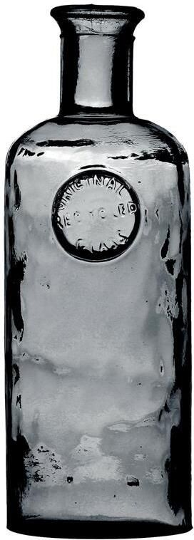 Urban Living Natural Living Vaas Olive Bottle grijs glas D13 x H27 cm