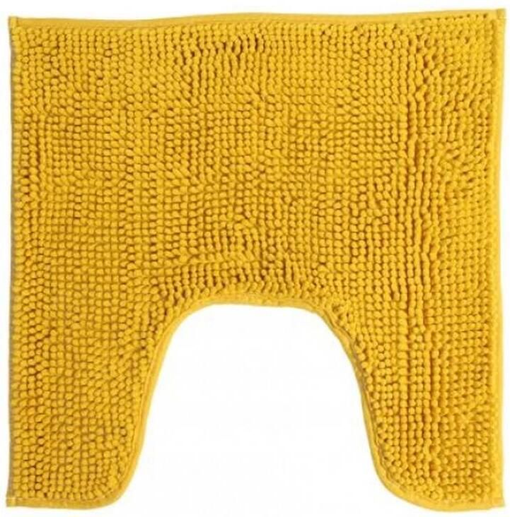 Urban Living WC Badkamerkleedje|badmat tapijt okergeel 49x49cm