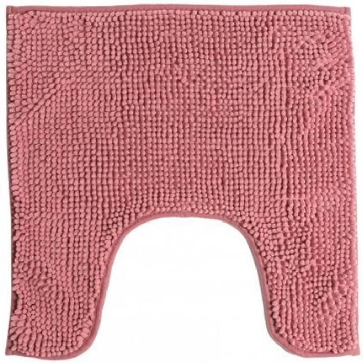 Urban Living WC Badkamerkleedje|badmat tapijt oud roze 49x49cm