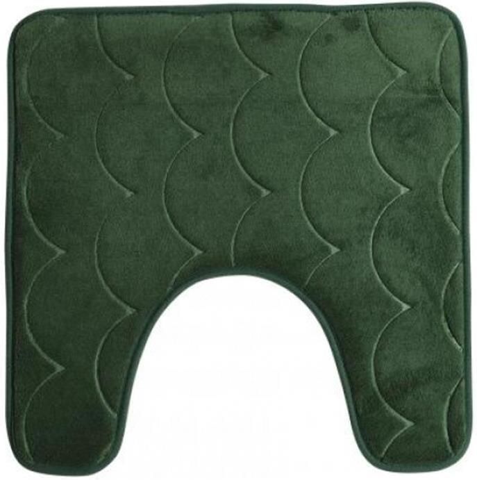 Urban Living WC Badkamerkleedje|tapijt donkergroen 49x49cm