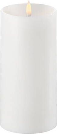 Uyuni Led Rustieke kaars Wit- 15CM