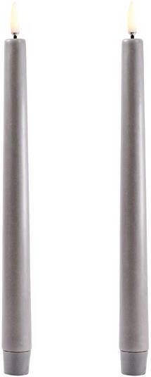 Uyuni Led Tafelkaars Grijs 25CM Set van 2
