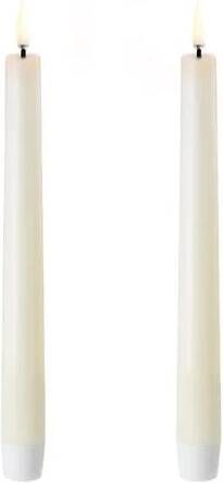 Uyuni Led Tafelkaars Ivory- 20CM Set van 2