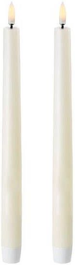 Uyuni Led Tafelkaars Ivory- 25CM Set van 2
