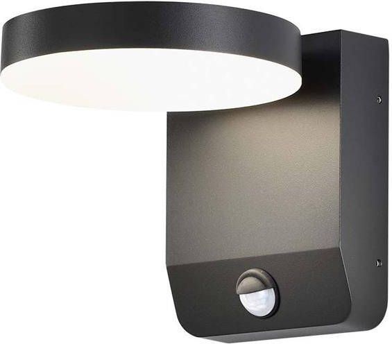 V-Tac VT-11020S-RD-B Draaibare LED wandlamp met Sensor IP65 Zwart