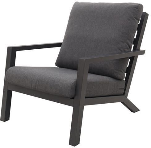 Van der Garde Tuinmeubelen VDG Atlanta loungestoel Antraciet