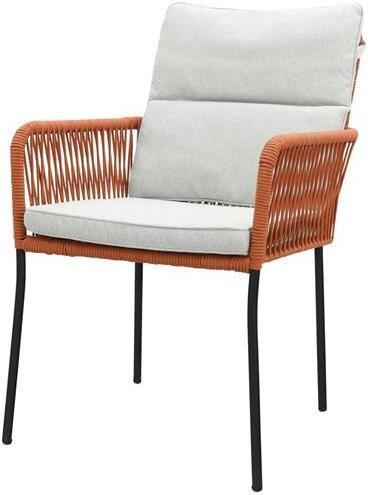 Van der Garde Tuinmeubelen VDG Teresa dining rope tuinstoel Terra