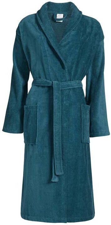 Vandyck Prestige Badjas Faded Denim | XXL | Blauw | Katoen