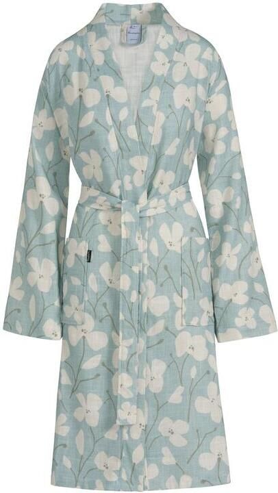 Vandyck Noa Badjas Pearl Blue | XL | Blauw | Katoen