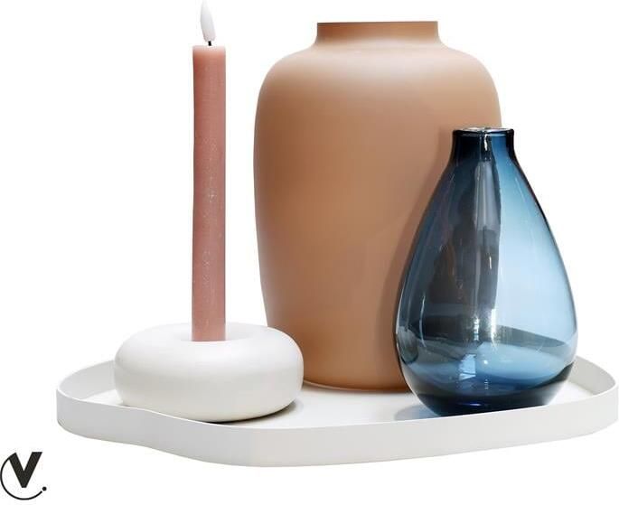 Vase The World Bariri M ivory L50 x B40 x H2 cm