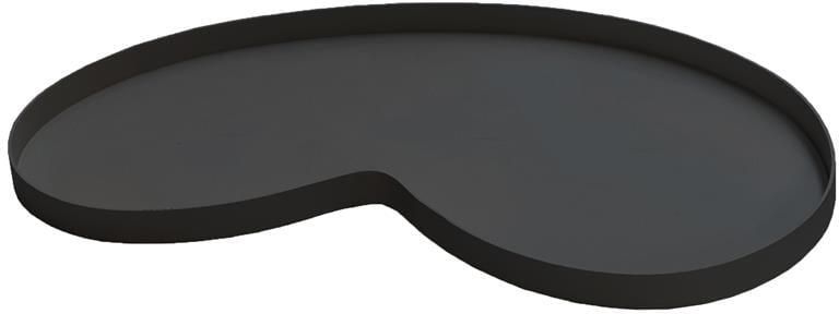 Vase The World Villeta M black L67 5 x B36 x H2 cm