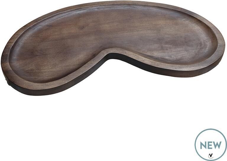 Vase The World Villeta M walnut L67 5 x B36 x H2 cm