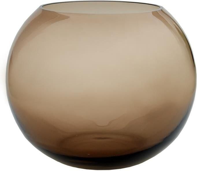 Vase The World Zambezi Vaas taupe Ø25 x H20 5 cm