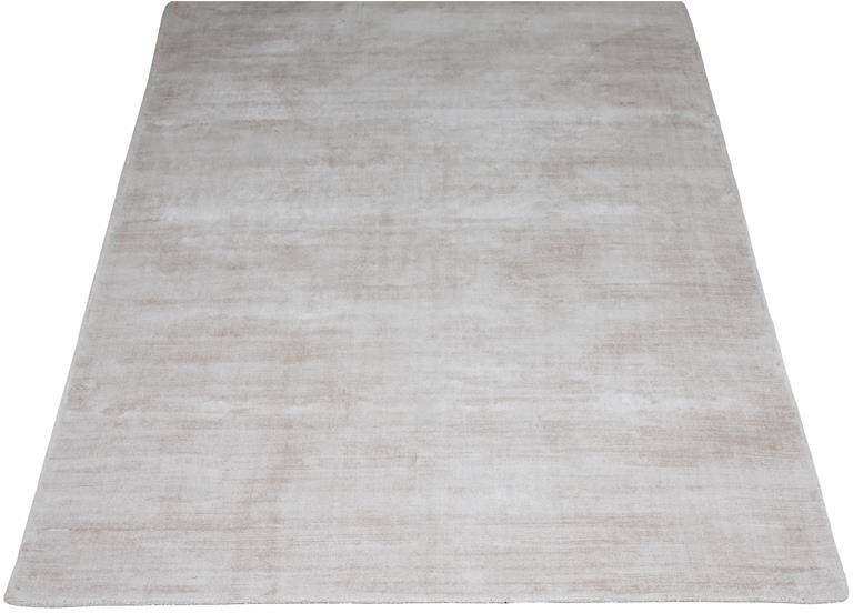 Veer Carpets Karpet Viscose Light Grey 200 x 280 cm