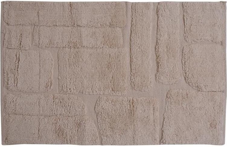 Veer Carpets Badmat Bibi Taupe 60 x 100 cm