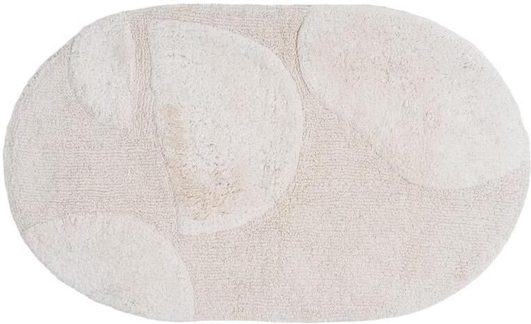 Veer Carpets Badmat Boaz Creme Ovaal 50 x 80 cm